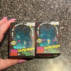 Nee Doh Jelly Hops Scented Bunnies— 2 avail., NIB— Giggly Groovinberry